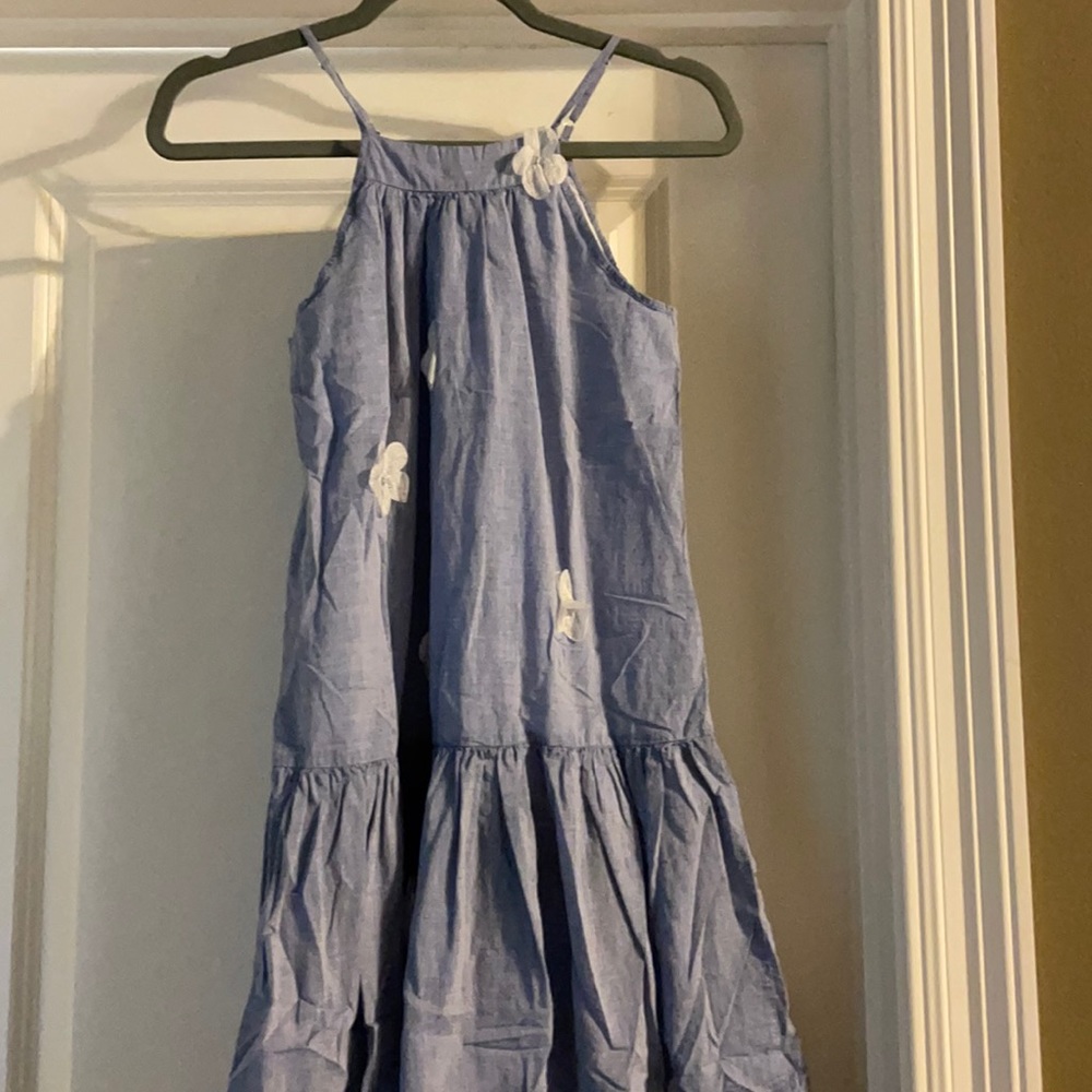 Blue soft dress